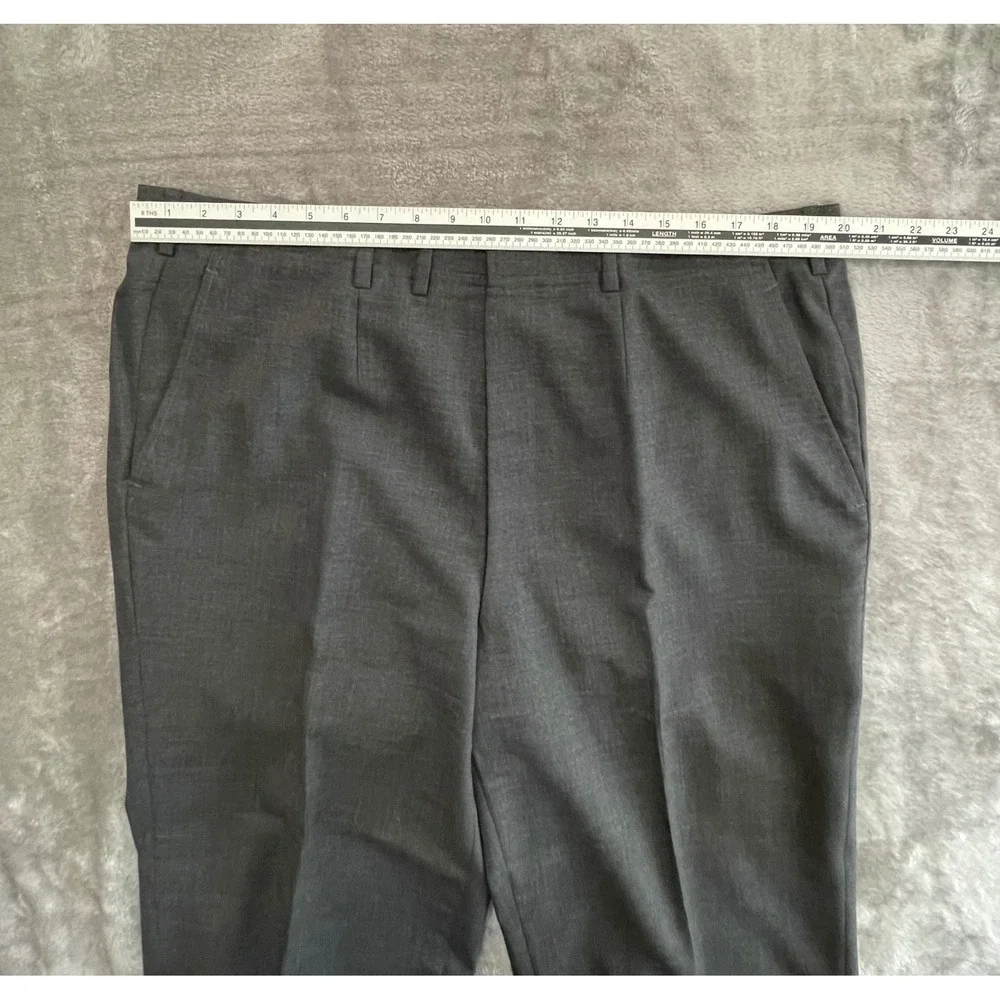 Walter Fong Vintage Custom Tailored Suit Charcoal 2pc Men's‎ 42R 34x28 Wool?